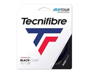 Tecnifibre Blackcode Tennis String 1.24mm Black - 12m Set