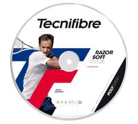 Tecnifibre RAZOR SOFT Tennis Racket String - 1.25mm/17G - 200m Reel - Carbon