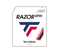 Tecnifibre Razor Spin Monofilament Polyester Tennis String 1.20mm Gauge - 12m Set Black