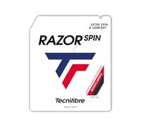 Tecnifibre Razor Spin Monofilament Polyester Tennis String 1.30mm Gauge - 12m Set Black