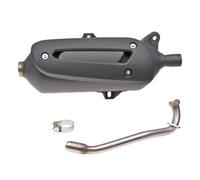 Tecnigas Maxi 4 N Exhaust System with Approval for Piaggio X9 Evolution 125 ccm