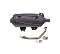 Exhaust Full TECNIGAS New Maxi 4 Aluminium Black for Moto Spare Parts