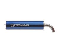 Tecnigas Tek / Next Rear Silencer 3-Hole Blue