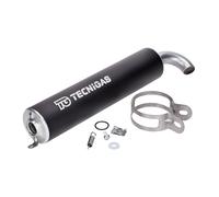 Tecnigas Triops aluminum black muffler 60x280mm