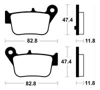 Tecnium Mss427 Sintered Brake Pads