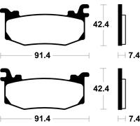 TECNIUM Street Performance Sintered Metal Brake pads - MF512
