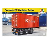 Tecnocar 20" Container Trailer Plastic Kit 1:24 Model ITALERI