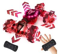 Tecnock 2026 Remote Control Car with Hand Control,2.4Ghz Gesture Sensing 4WD 360°Rotation RC Drift Car,2 Rechargeable Battery with Lighting Suitable for Many Terrains Gift for 4-9+Boys Girls