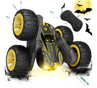 Tecnock 2026 Remote Control Cars with 2.4 Ghz Remote Control 360°Flip Stunts RC Car Monster Truck with Colorful Light for 3-12 Years Outdoor Toy Gift for Kids
