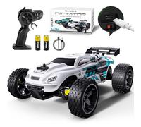 Tecnock RC Remote Control Car for Kids, 1:18 High Speed 20 KM/H 2WD RC Buggy, 2.4GHz Off Road Racing Car with Rechargeable Batteries, Gift for Boys and Girls