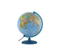Tecnodidattica Babylon Globe for children | with animals and landmarks |Illuminated and revolving | Updated cartography in English | Graduated meridian | 12"/30cm Diameter
