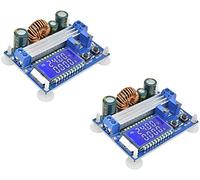 TECNOIOT 2pcs 35W DC 5.5-30V to 0.5-30V LCD Display Step Up Down Buck Boost Converter