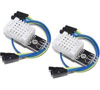 TECNOIOT 2pcs DHT22 Digital Temperature Humidity Sensor AM2302 Module with PCB and Cable | 2pcs DHT22 / AM2302 Temperature and Humidity Sensor for Arduino and Raspberry Pi
