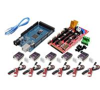 TECNOIOT 3D Printer Kit - Development Board + RAMPS 1.4 Controller + 5pcs DRV8825 Stepper Motor Module + 6pcs Endstop + Cable