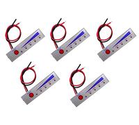TECNOIOT 5 pcs Battery Capacity Indicator Power Level Checker for 5S 21V 18650 Li-ion Batteries