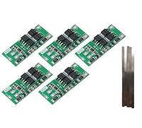 TECNOIOT 5pcs 2S 20A 7.4V 8.4V Battery Protection Board BMS Balance Version + 5pcs Nickel Strip