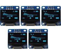 TECNOIOT 5pcs OLED 128X64 Display OLED LCD LED Display Module I2C IIC SPI Serial