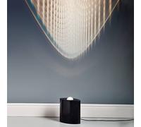 Tecnolumen Egyptian Eye, black floor lamp