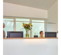 TECNOLUMEN LUM 195 LED pendant light, smoked chrome