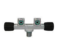 TECNOMAR GRFT-02P grifo Fijo Plano 2 Salidas Stainless Steel M25 for Adults, Built for Everyday use, Steel, Stainless Steel