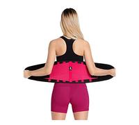 Tecnomed Waist Trainer for Women: Premium Waist Trimmer, Workout, Postpartum Support and Belly Fat Reduction Fuchsia, Fuchsia, Medium