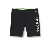 TECNOPRO Men's Rendy II Swimming Trunks, Black/Green Lime, 8, XL
