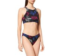 TECNOPRO Women's Rena Bikini Set Swimsuit, Black/Reflective, DE 40