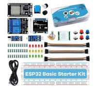 TECNOULAB 1pcs ESP32 Basic Starter Kit ESP-32S WiFi Bluetooth Development Board Learning Kit
