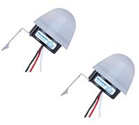 TECNOULAB 2pcs Automatic Street Light Switch AS-20 AC 220V with Automatic Turn-On Photocell