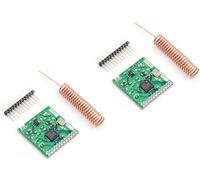 TECNOULAB 2pcs SI4432 wireless module wireless communication module 470MHz 433MHz 1000m