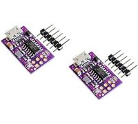 TECNOULAB 2pcs Tiny AVR ISP ATtiny44 ATTiny45 ATTiny85 USBTinyISP Programmer 5V Micro USB