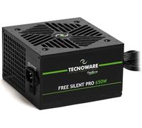 Tecnoware Free Silent PRO 650 Power Supply for Advanced PCs with NVIDIA GeForce GTX - RTX Graphics Card, Silent Fan, PCI-E Connectors, CPU 4+4, SATA, Molex
