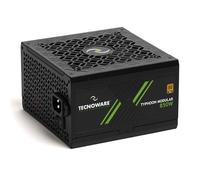 Tecnoware Power Systems Power Supply Typhoon 850W, 80 PLUS Gold, Full Modular, Gaming, Silent 12cm Fan, Japanese 105°C Capacitors, DC-DC Circuit, Flat Cables