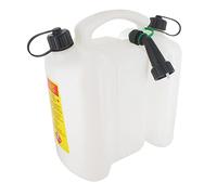 Tecom 3 Litre + 6 Litre Plastic Dual Purpose Canister with Pouring Spout UN Standard for Transportation of Dangerous Materials