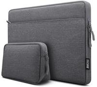 TECOOL 14 Inch Laptop Sleeve, Protective Case for 14 Inch Lenovo Thinkpad Ideapad HP Notebook Dell Acer ASUS Chromebook 14, MacBook Air 15 M3 M2 Cover Waterproof Shockproof Computer Bag,Dark Grey