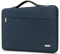 TECOOL 14 Inch Laptop Sleeve Protective Case for 14 Inch HP Lenovo Dell Acer Notebook Chromebook, 15'' MacBook Air M4 M3 M2, Waterproof Computer Case Bag with Handle and Pockets, Denim Blue