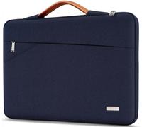 TECOOL 14 Inch Laptop Sleeve Protective Case for 14 Inch HP Lenovo Dell Acer Notebook Chromebook, 15'' MacBook Air M4 M3 M2, Waterproof Computer Case Bag with Handle and Pockets, Dark Blue