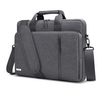 TECOOL 15.6 16 Inch Laptop Bag, 360 Protective Case Messenger Bag Waterproof Computer Sleeve Briefcase with Shoulder Strap for 15.6 16 Inch Laptop Notebook Chromebook, MacBook Pro 16, Dark Grey