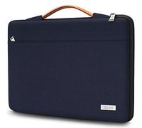 TECOOL 15.6 Inch Laptop Sleeve Case, Protective Notebook Bag Water-resistant Laptop Case 15.6 Inch for 15 15.6" Lenovo Thinkpad IdeaPad HP Dell ASUS Acer Samsung Notebook Chromebook,Dark Blue