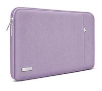 TECOOL 15.6 Inch Laptop Sleeve Protective Case for 15 15.6" HP Lenovo ThinkPad IdeaPad Dell Acer Asus Notebook Chromebook,Water-resistant Computer Case Laptop Bag with Pockets,Purple