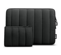 TECOOL 16 Inch Laptop Case Sleeve For MacBook Pro 16 M4 M3 M2 M1(A3403 A3186 A2991 A2780 A2485 A2141) 2024 2023-2019.16 Inch Notebook Lenovo HP Dell Asus Splash Resistant Bag with Accessory Bag,Black