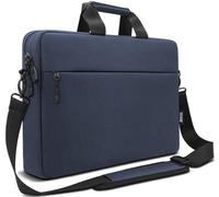 TECOOL 17 17.3 Inch Laptop Bag Case Messenger Bag Computer Sleeve with Shoulder Strap Waterproof Briefcase for 17-17.3 Inch Acer ASUS Lenovo HP Laptop Men Women Business Work Travel, Dark Blue
