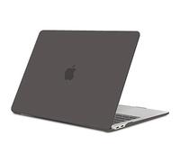 TECOOL Case compatible with MacBook Air M1 & MacBook Air 13 inch Retina 2020 2019 2018 (A2337 A2179 A1932), Ultra-Thin Snap On Hard Shell Cover, Frosted Space Grey (Matte)