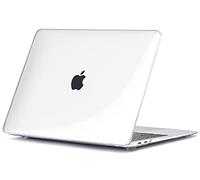 TECOOL Case compatible with MacBook Air M1 & MacBook Air 13 inch Retina 2020 2019 2018 (A2337 A2179 A1932), Plastic Snap On Hard Shell Cover, Crystal Clear (Glossy)