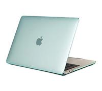 TECOOL Case compatible with MacBook Pro 13 inch 2016-2022 (M2 M1 A2338/A2289/A2251/A2159/A1989/A1706/A1708), Plastic Snap On Hard Shell Cover, Crystal Mint Green (Glossy)