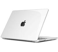 TECOOL Case compatible with MacBook Pro 14 inch 2021-2026 M5 M4 M3 M2 M1 Pro/Max, Plastic Snap On Hard Shell Cover, Crystal Clear (Glossy)