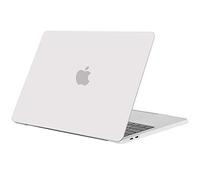 TECOOL Case Compatible with MacBook Pro 15 Case 2019 2018 2017 2016, Slim Plastic Hard Shell Case Matte Cover for MacBook Pro 15 inch with Touch Bar and Touch ID Model: A1707 A1990 - Matte Clear