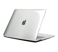 TECOOL Case compatible with MacBook Pro 15 inch 2019 2018 2017 2016 (A1990 A1707) with Touch Bar, Plastic Snap On Hard Shell Cover, Crystal Clear (Glossy)