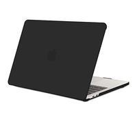 TECOOL Case compatible with MacBook Pro 16 inch 2019 2020 (A2141) with Touch Bar, Plastic Snap On Hard Shell Cover, Black (Matte)