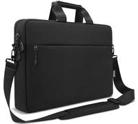 TECOOL Laptop Bag 14 Inch, Waterproof Messenger Bag Computer Case Sleeve Briefcase with Shoulder Strap for 14 Inch Acer ASUS Lenovo HP Dell Laptop Notebook, MacBook Air 15 M4 M3 M2, Black